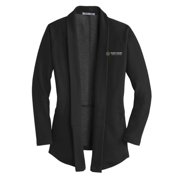 Talent Magnet Institute Embroidered - Ladies Interlock Cardigan Thumbnail