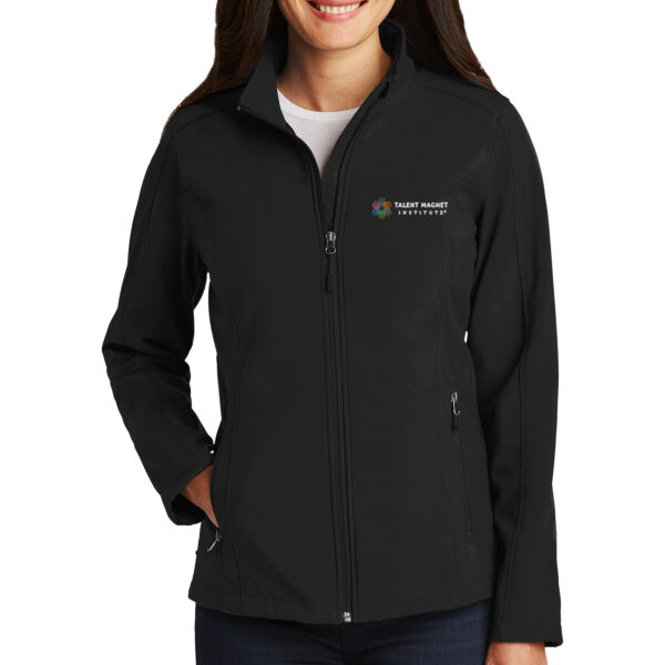 Talent Magnet Institute Embroidered - Ladies Core Soft Shell Jacket Thumbnail