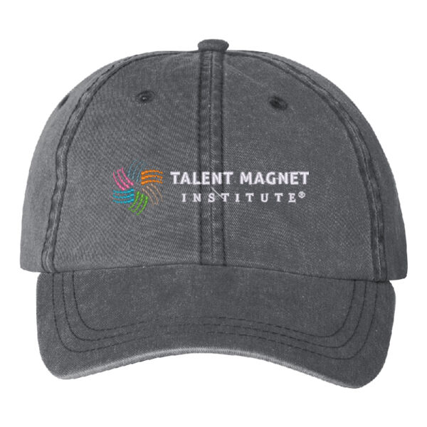 Talent Magnet Institute Embroidered - Pigment-Dyed Cap Thumbnail