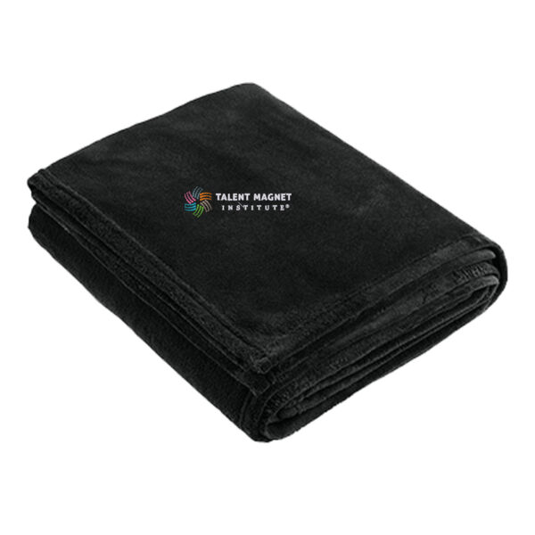 Talent Magnet Institute Embroidered - Oversized Ultra Plush Blanket Thumbnail